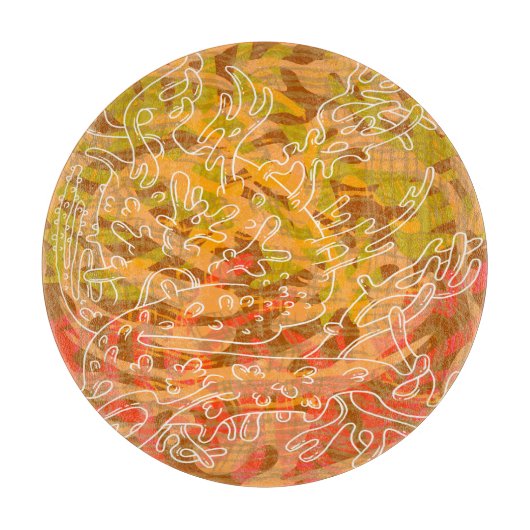 Cartoonish Organik Schneidebrett (Vorderseite)