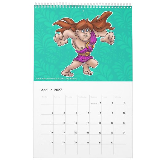 Cartoonkalender JMG Studio 2017 Kalender (Apr 2027)