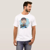 Cartoonkarikatur T-Shirt (Vorne ganz)