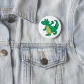 Cartoonkrokodil Button (Beispiel)