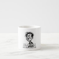 Cartoonkunst mit „Zum Glück…“-Zitat