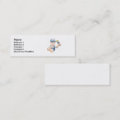 Cartoonmalerdekorateur Mini Visitenkarte (Vorne/Hinten)