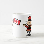 CartoonMountie Kaffeetasse (Mittel)