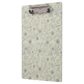 Cartoonmuster mit lustigen Katzen Klemmbrett (Links)