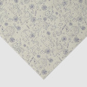 Cartoonmuster mit lustigen Katzen Seidenpapier (Ausschnitt)