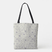 Cartoonmuster mit lustigen Katzen Tasche (Rückseite)