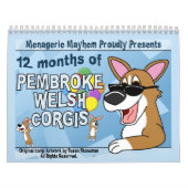 Cartoonpembroke-Walisercorgi-Kalender (2011) Kalender (Titelbild)