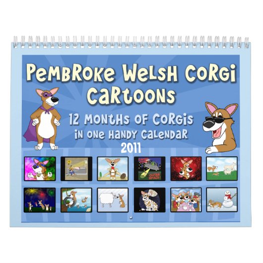 Cartoonpembroke-Walisercorgi-Kalender #2 (2011) Kalender (Titelbild)