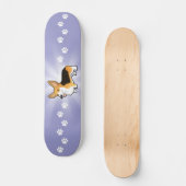 Cartoonpembroke-WaliserCorgi Skateboard (Vorderseite)