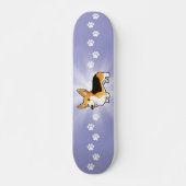 Cartoonpembroke-WaliserCorgi Skateboard (Vorne)
