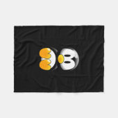 CartoonPenguin Fleecedecke (Vorderseite (Horizontal))