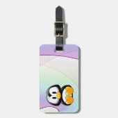 CartoonPenguin Gepäckanhänger (Vorderseite vertikal)