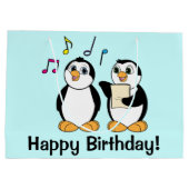 CartoonPenguins, die alles Gute zum Geburtstag Große Geschenktüte (Rückseite)