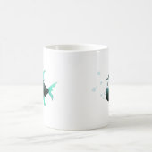 CartoonPiranha Kaffeetasse (Mittel)