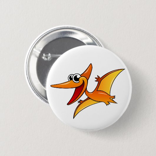 CartoonPterodactyl Button (Vorne & Hinten)