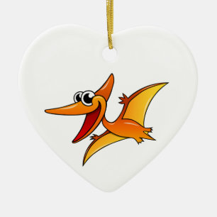 CartoonPterodactyl Keramikornament