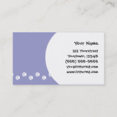 Cartoonriesiger/Standard-/MiniaturSchnauzer Visitenkarte (Rückseite)