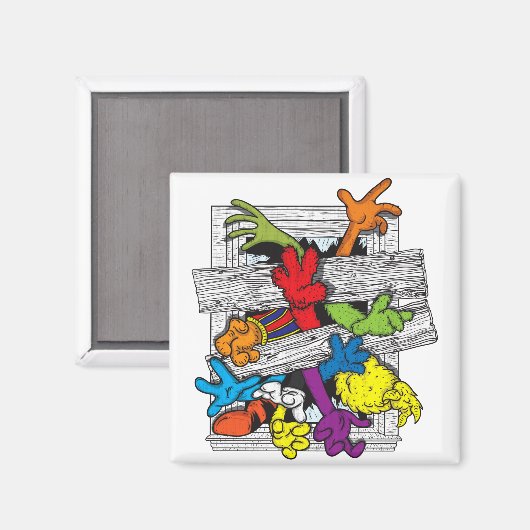 Cartoons Attack Magnet (Vorderseite/Rückseite)