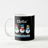 Cartoons Chillin' With My Snowmies, Funny Snowman  Kaffeetasse (Links)