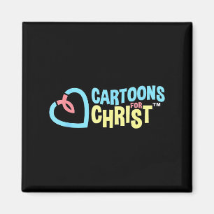 Cartoons Für Christus - Christlich, Glaube, Jesus, Magnet