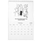 Cartoons von Nigel Sutherland Kalender (Feb 2026)