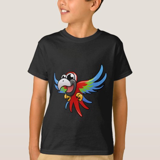 CartoonScarletMacaw T-Shirt (Vorderseite)