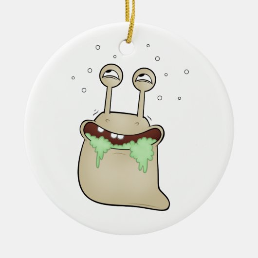 Cartoonschnecke Keramik Ornament (Vorne)