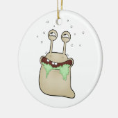 Cartoonschnecke Keramik Ornament (Links)