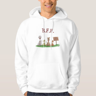 Cartoonschweiss-Shirts: Beste Freunde für immer Hoodie