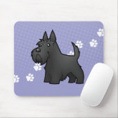 Cartoonscottish-Terrier Mousepad (Mit Mouse)