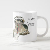 Cartoonsloth-Büro-große Tasse (Rechts)