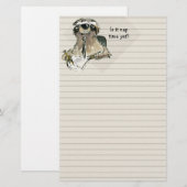 Cartoonsloth-Nickerchen-Zeit Briefpapier (Vorne/Hinten)
