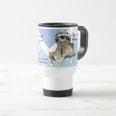 Cartoonsloth-Nickerchen-Zeit Reisebecher (VorderseiteRechts)