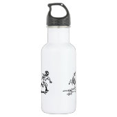 CartoonTriathlon Trinkflasche (Rückseite)
