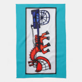 Cartoonwagenpferdeküchentuch Handtuch (Vertikal)