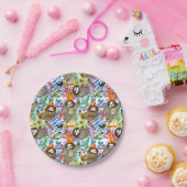 CartoonWatercolorsloth-Muster Pappteller (Party)