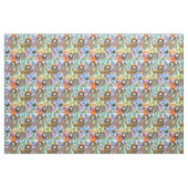 CartoonWatercolorsloth-Muster Stoff (Fat Quarter (45,7 x 55,9 cm))