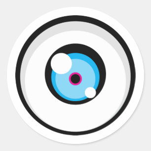 Cartoony Eye 03 Aufkleber