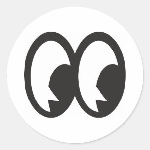 Cartoony Eyes 02 Aufkleber