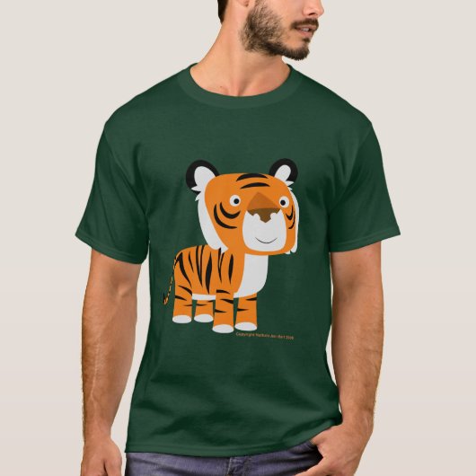 Cartoony Tiger T-Shirt (Vorderseite)