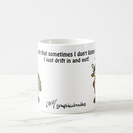 Cartoonyak. Zu viel sprechen. Kaffeetasse (Mittel)