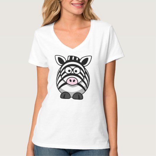 CartoonZebra T-Shirt (Vorderseite)