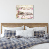 Cartouche von Quebec Leinwanddruck (Insitu (Schlafzimmer))