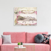 Cartouche von Quebec Leinwanddruck (Insitu (Wohnzimmer))