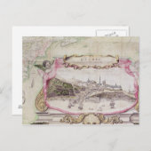 Cartouche von Quebec Postkarte (Vorne/Hinten)