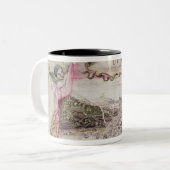 Cartouche von Quebec Zweifarbige Tasse (Vorderseite Links)