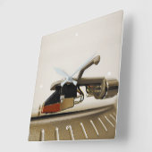 Cartridge macro shot - quadratische wanduhr (Winkel)