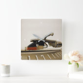 Cartridge macro shot - quadratische wanduhr (Zuhause)