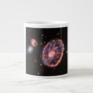 Cartwheel-Galaxie, James-Webb-Weltraumteleskop Jumbo-Tasse