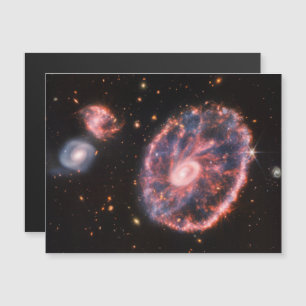 Cartwheel-Galaxie, James-Webb-Weltraumteleskop Magnetkarte